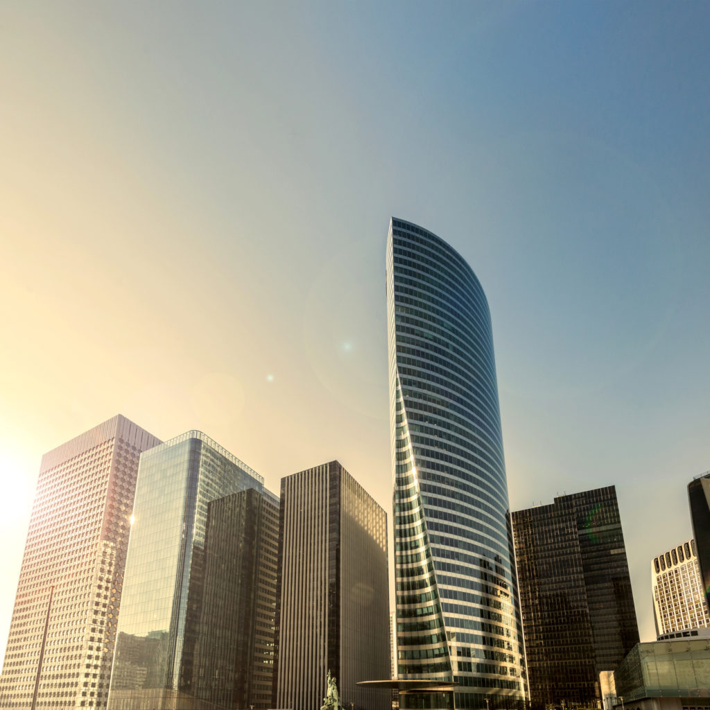 tour- la défense Paris - morning - business district